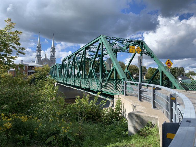 Pont à poutre triangulé - St-Casimir